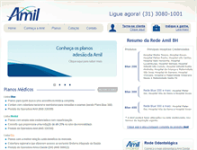 Tablet Screenshot of amilsaudebh.com